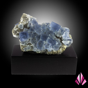 Blue Fluorite from Hunan (China) – Minerals for Sale for Collectors
