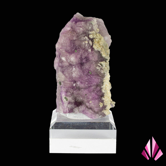 Fluorine violette et barytine blanche – Mine de Fontsante, Var (France, années 1990)