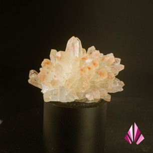 Unusual quartz with red inclusions – Madan, Bulgaria (2008)