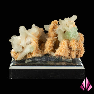 Stilbite & Apophylite - Poona, Inde (#571)