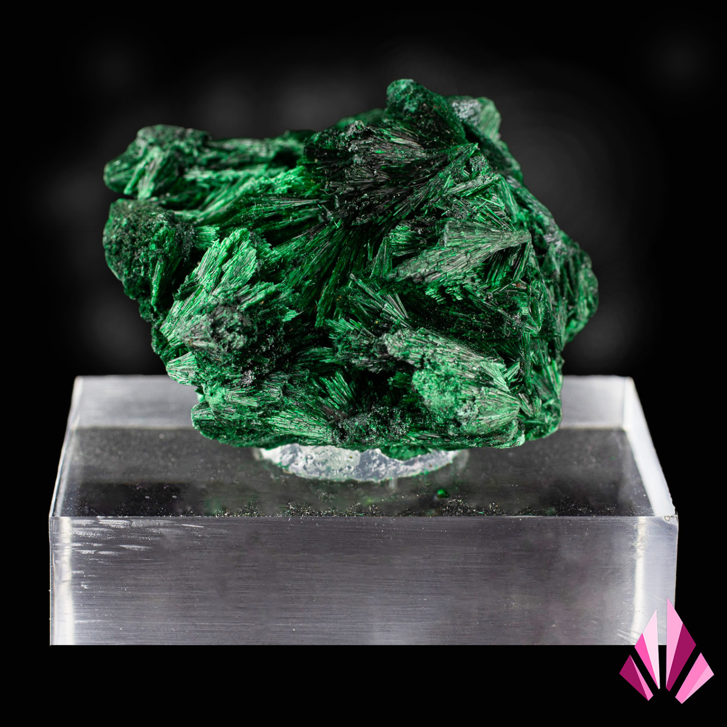 Malachite fibreuse Shaba Congo – minéral vendu