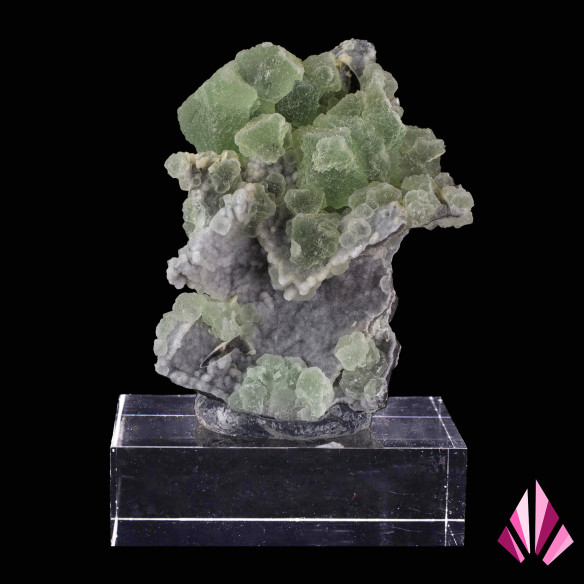 Fluorite on Quartz – Hunan, China | Ref. 580