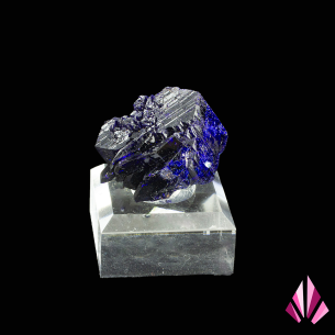 Small azurite from Kerrouchen, Morocco on a base | Ref. 595