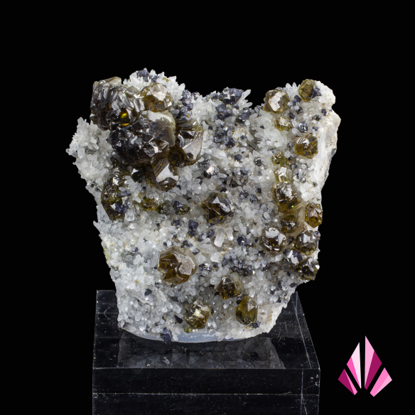 Cléophane Galène Quartz sur socle - Madan, Bulgarie | (#610)