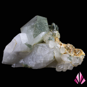 Quartz avec Chlorite provenance Mont Blanc  (Réf.136)