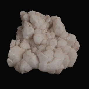 Grand groupe de quartz blanc de Madan, Bulgarie, vue générale