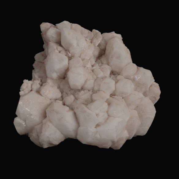 Grand groupe de quartz blanc de Madan, Bulgarie, vue générale