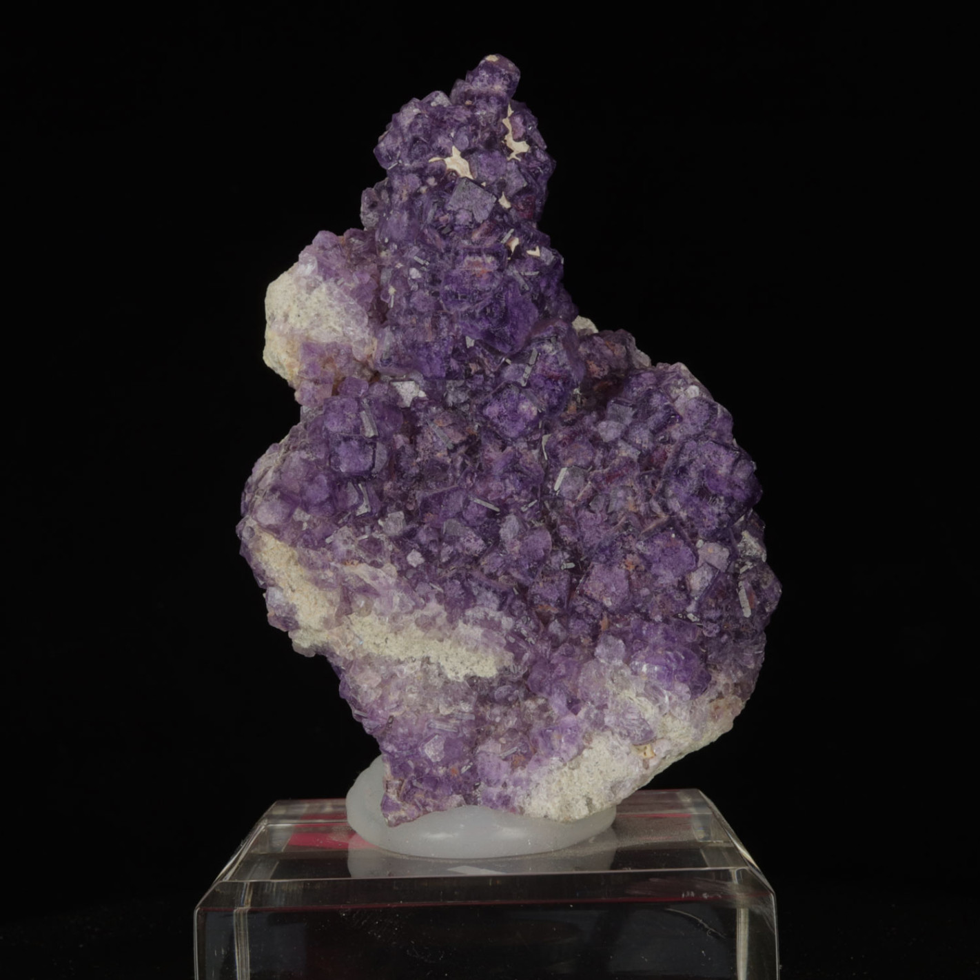 Fluorine sur quartz Mexique – minéral vendu