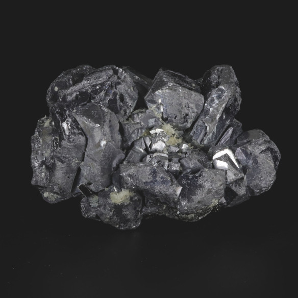 Galena from the Madan Mine, Bulgaria, main view of the crystals