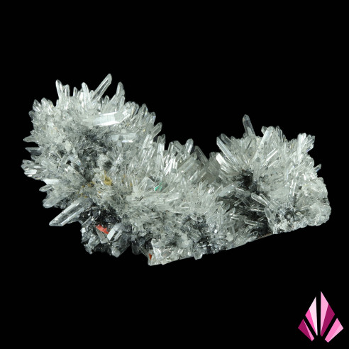 Quartz limpide, galène et blende – Madan,...