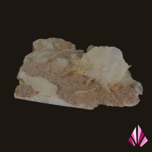 Minéral: "Millefeuille" de Calcite Minas Gerais Brésil