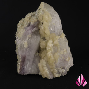 Quartz améthyste avec Calcite (bulgarie)