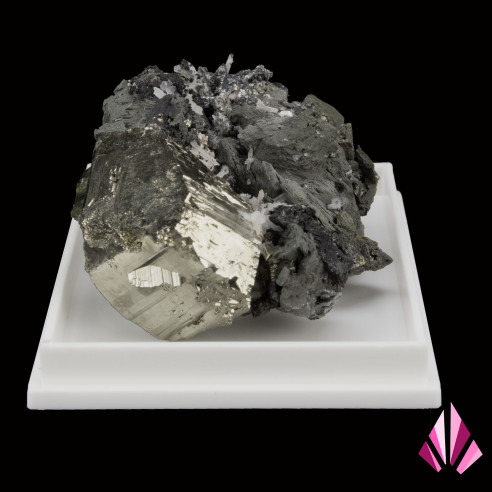 Pyrite avec quartz blende et galène: autre face