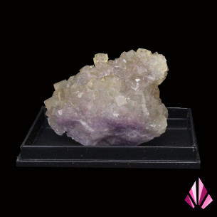 Fluorine bicolore ( LLP-004) mine de Fontsante dans le Var (France)