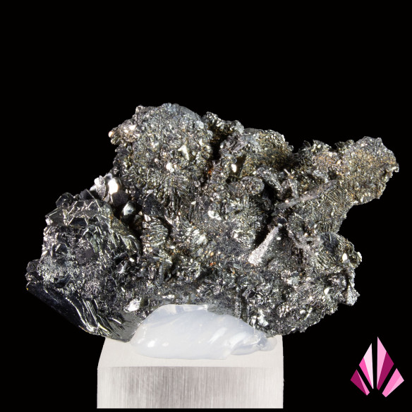 Hématite (Réf262) sur socle en provenance du Maroc: face arrière
