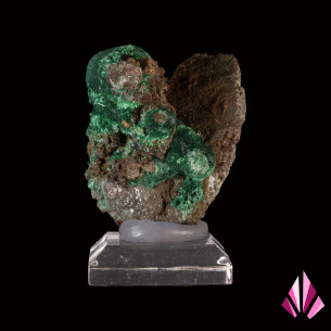 Malachite veloutée: Congo.