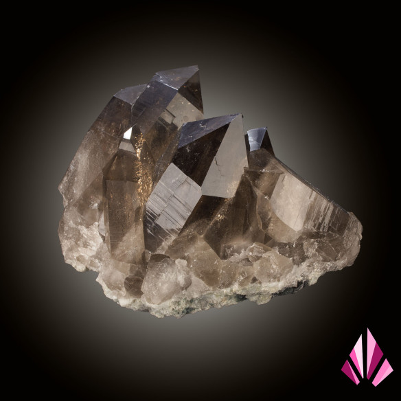 Quartz fumé des Alpes