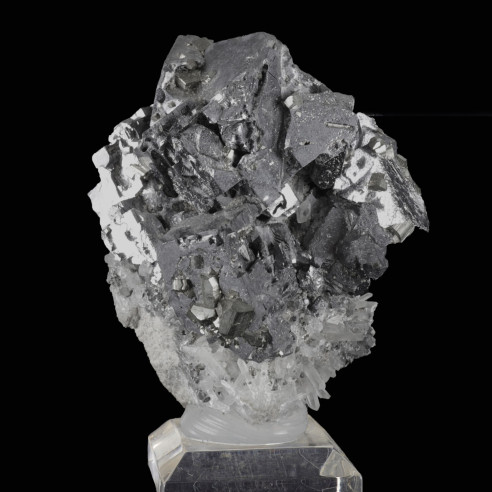 Galène sur quartz de Madan en Bulgarie (#47)