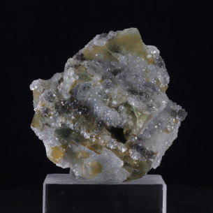 Fluorite française présentée sur socle Réf.48