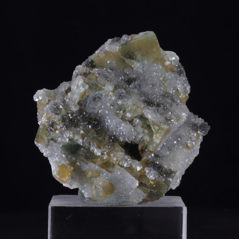 Fluorite française présentée sur socle Réf.48