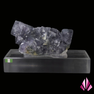 Fluorine & quartz en provenance du  Nigeria (Réf.367)