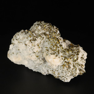 Association de chalcopyrite et manganocalcite (Bulgarie)