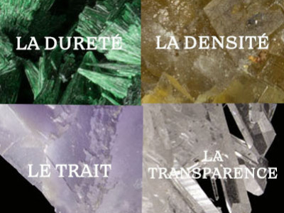 Les propriétés physiques des minéraux : dureté, densité, trait et transparence